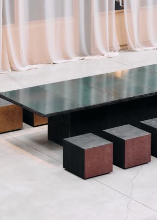Meda & Lopez x Edit Table & Stool