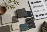 Textures et Finitions de la Pierre de Lave Guide pour Concepteurs