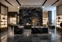 Integrare la pietra lavica nel design degli spazi retail di lusso