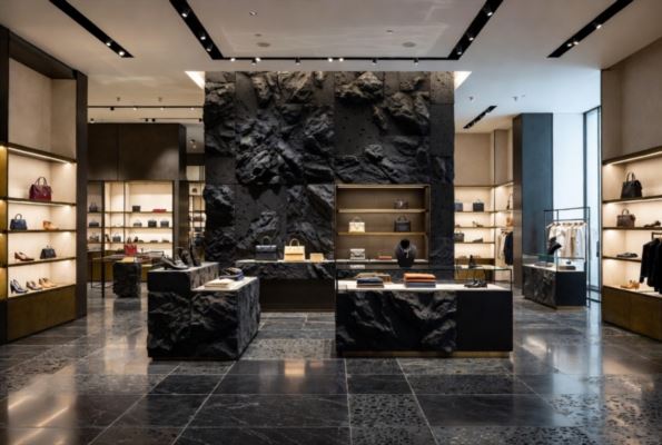 Intégrer la pierre lavique dans le design des espaces retail de luxe